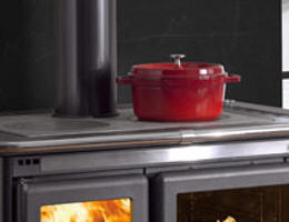 Kaminofen Rosa L Rauchrohr Anschluß