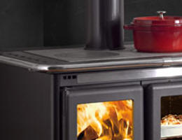 Kaminofen Rosa L Stangengriff