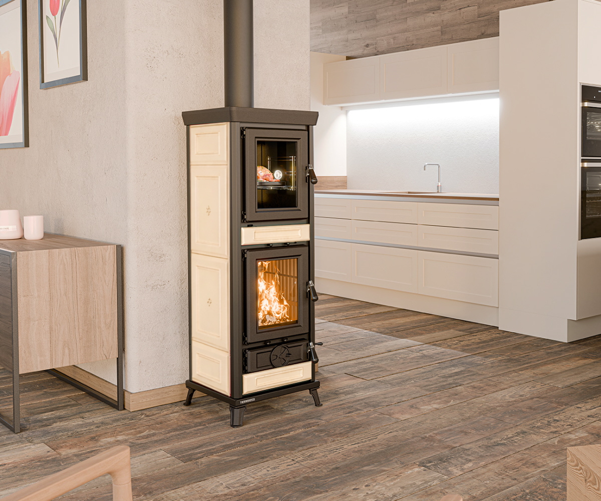 Kaminofen Agnese beige