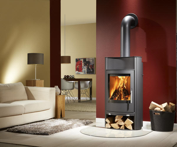 Kaminofen Piro Aqua Stahl schwarz