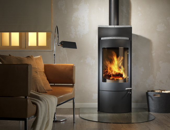 Kaminofen Vega XL schwarz stahl